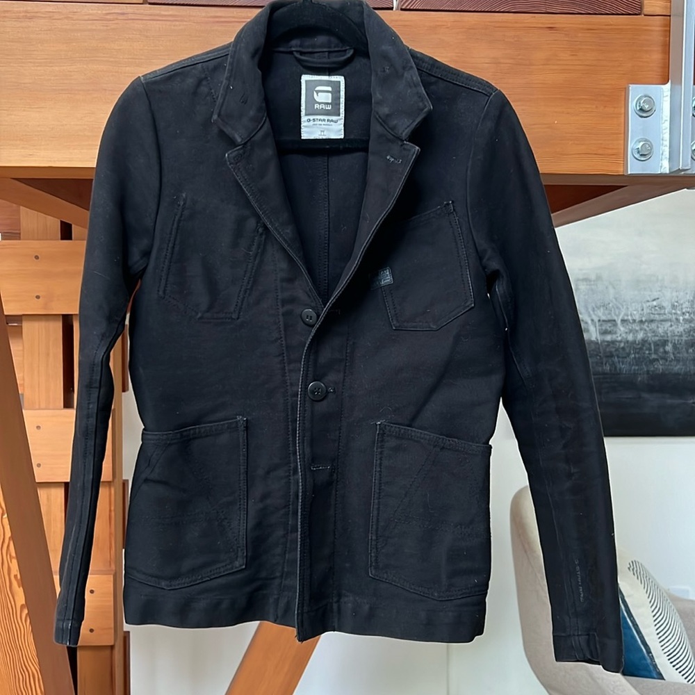 Black Denim Blazer